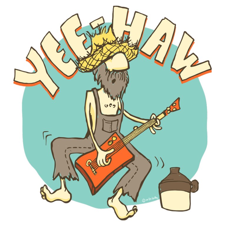 Refined Hillbilly Illustration