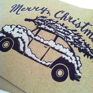 Christmas VW Close up